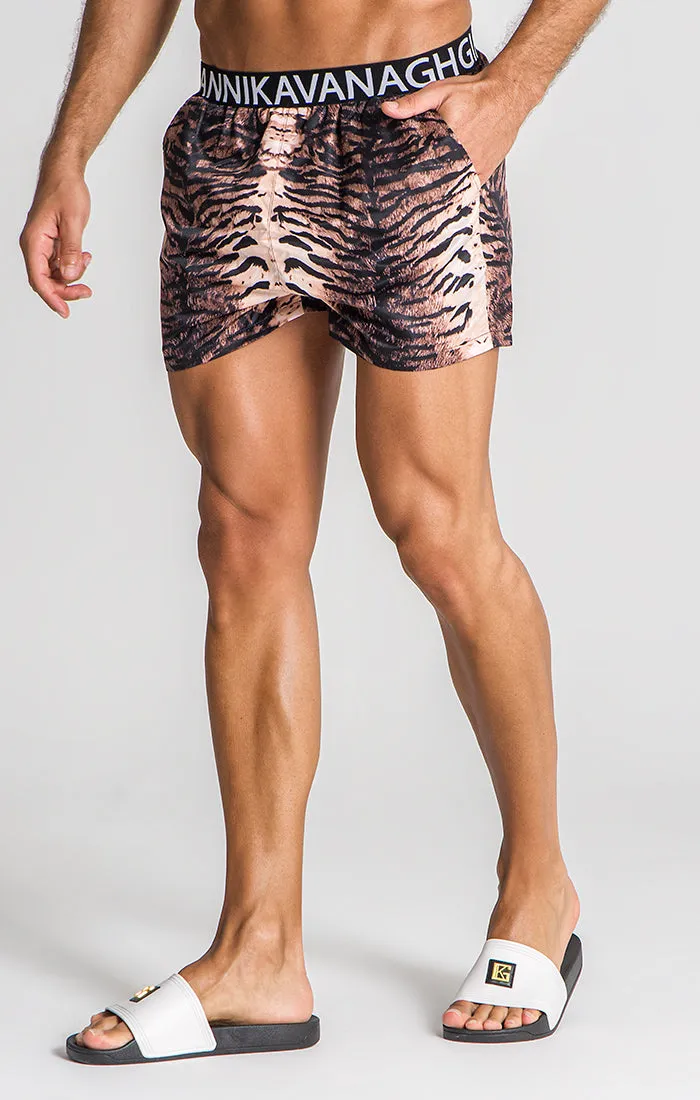 Multicolor Safari Roar Swimshorts