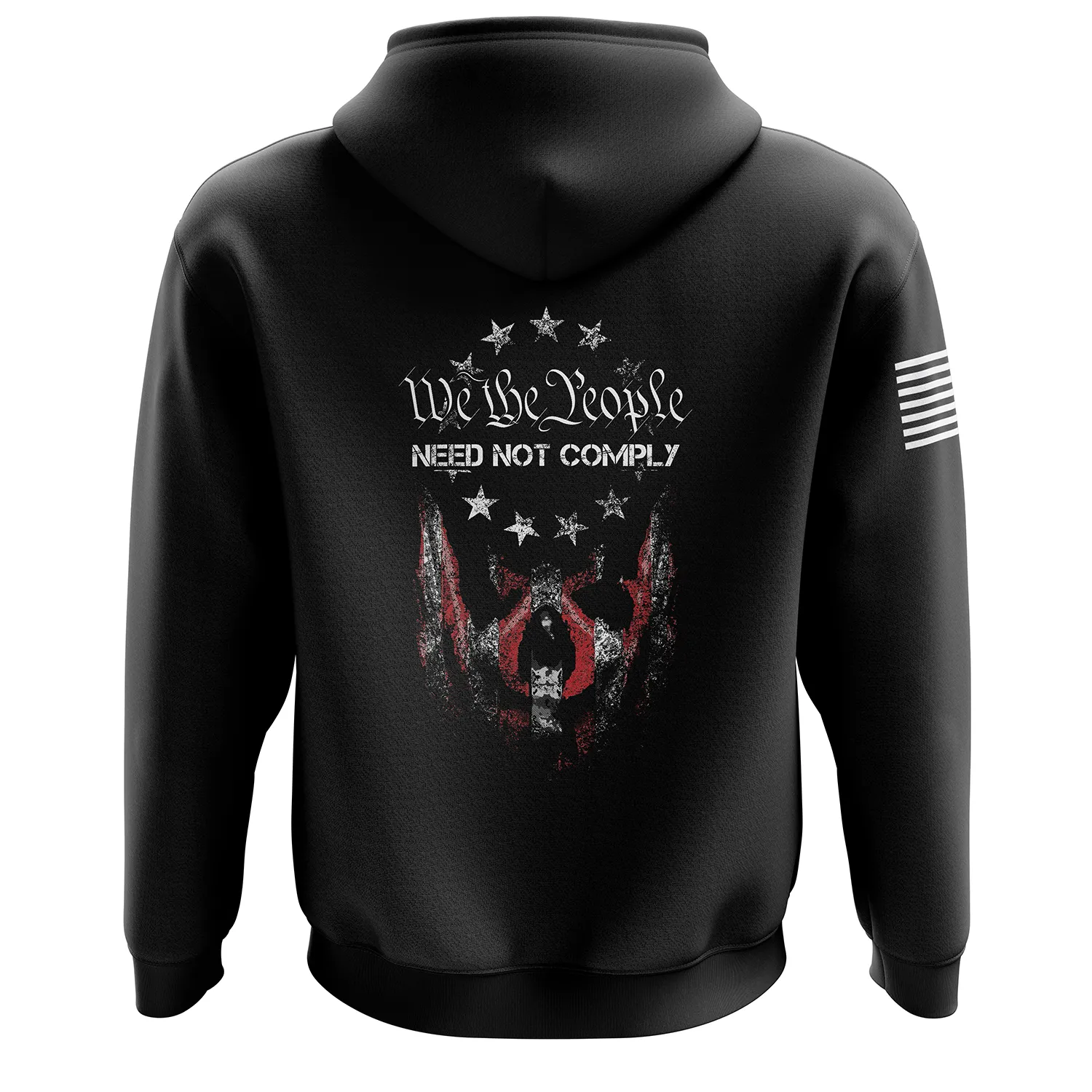 Need Not Comply Zip Up Hoodie