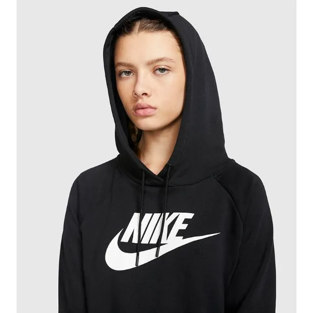 Nike Essential Crop Women Lifestyle Hoody Black/White