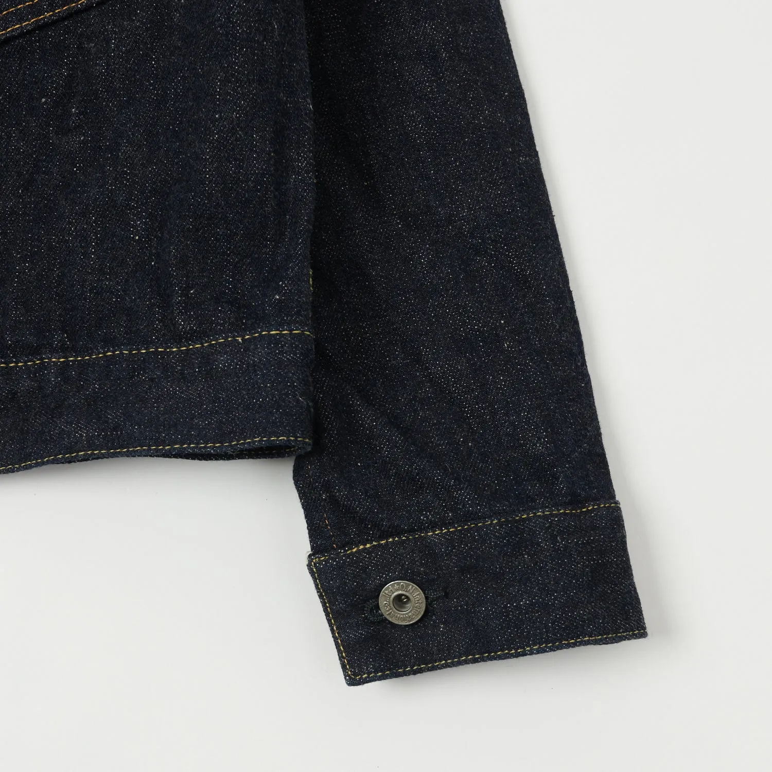 ONI 01507-NI 16.5oz Natural Indigo Type-I Denim Jacket - One Wash