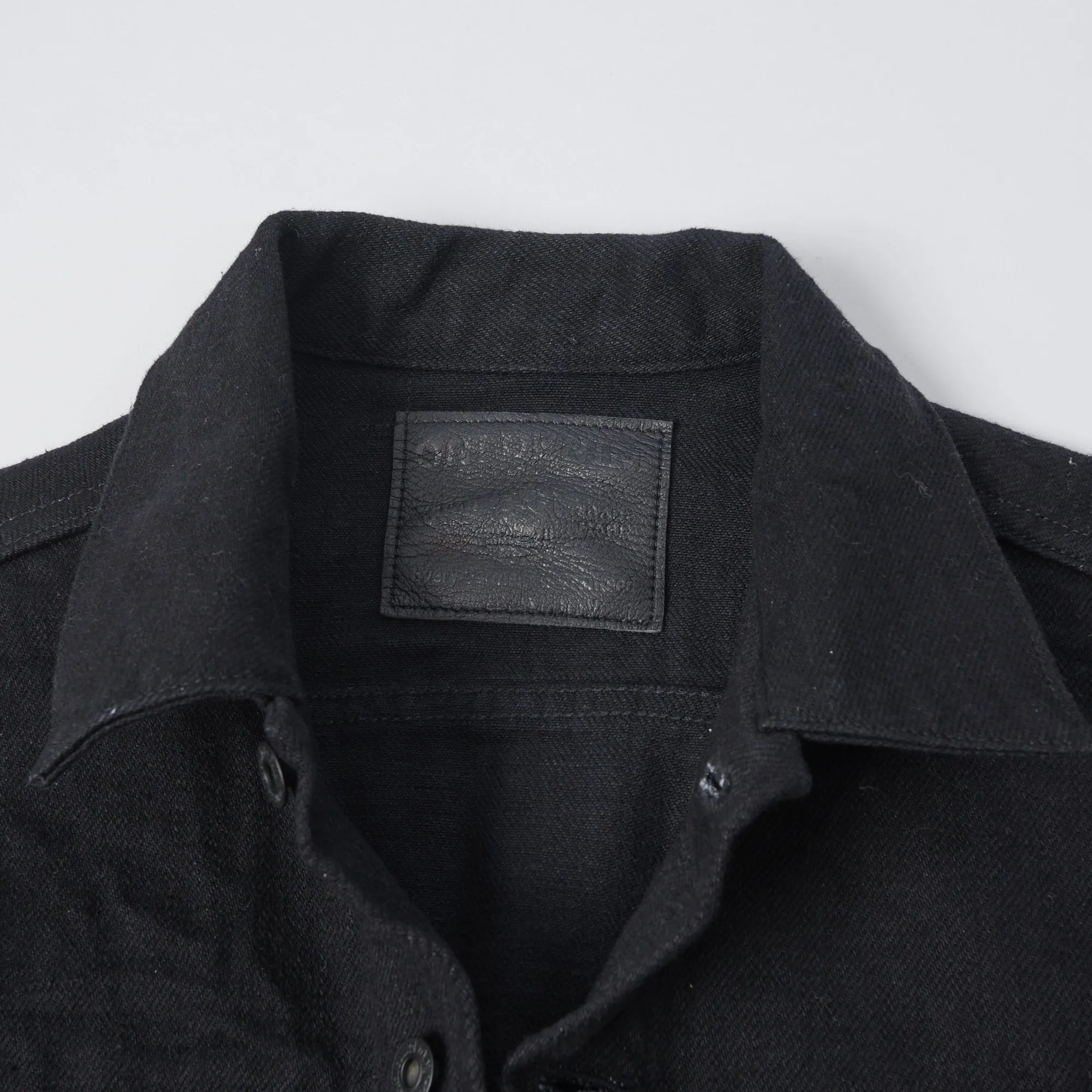 ONI 02527PZR-IDBK 20oz 'Indigo x Black Secret Denim' Type III Denim Jacket - Rinsed