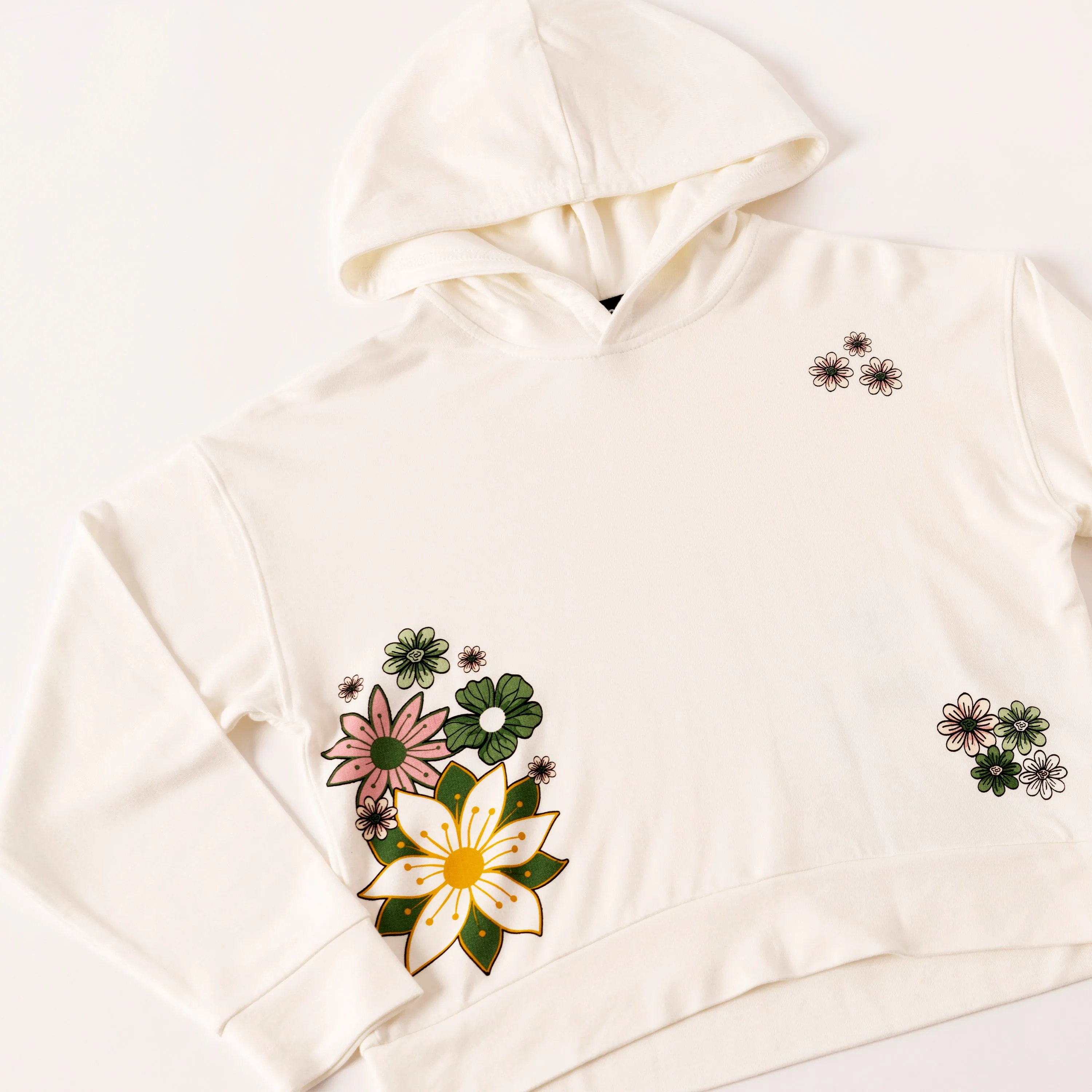 Peppy Floral Hooded Top