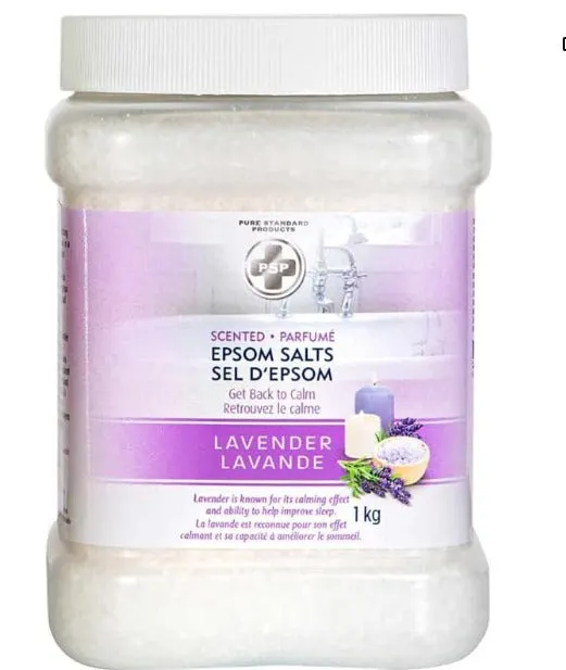 PSP Care Epsom Salts Lavender Scented, 1 kg