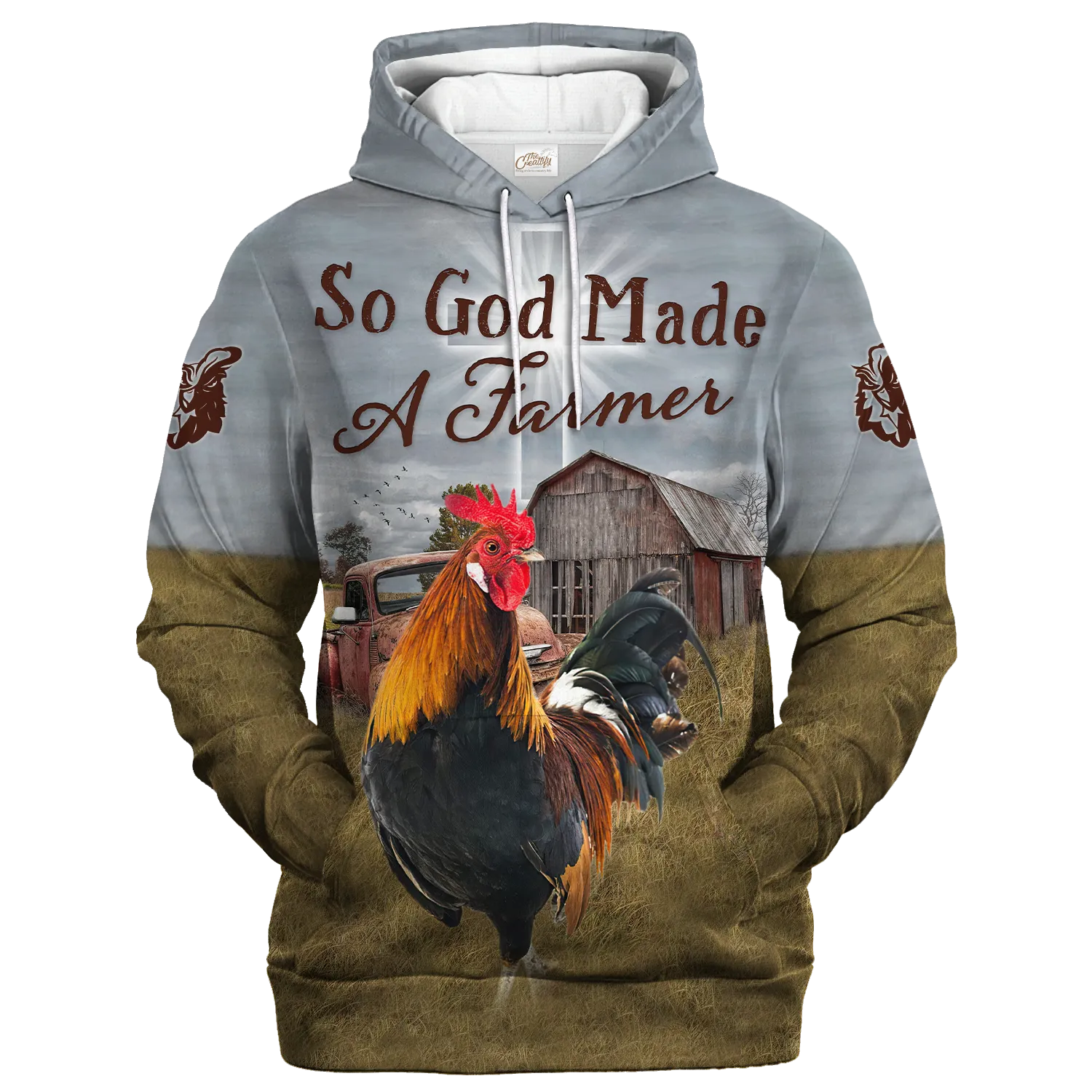 Rooster Hoodie For Son, Rooster Hoodie, Chicken Hoodie For Daughter