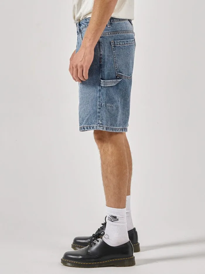 Slacker Denim Short - Weathered Blue