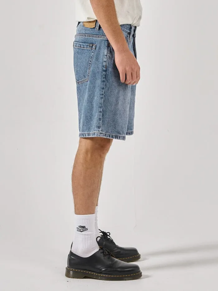 Slacker Denim Short - Weathered Blue