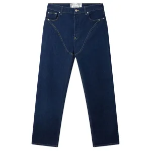 Stella McCartney   Sorayama Platinum Dream Embroidered Mid-Rise Straight-Leg Denim Jeans