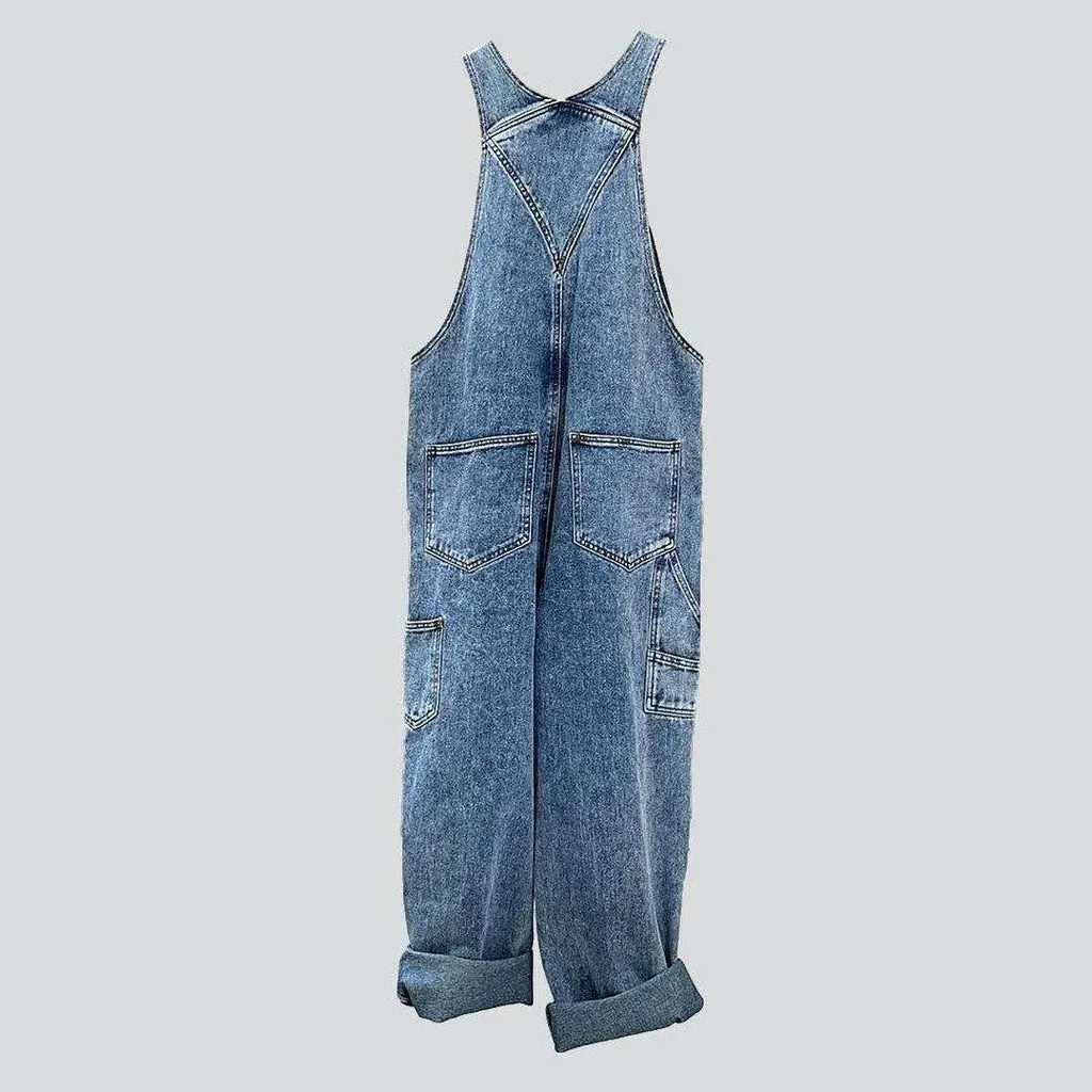 Stylish women's y2k denim overall