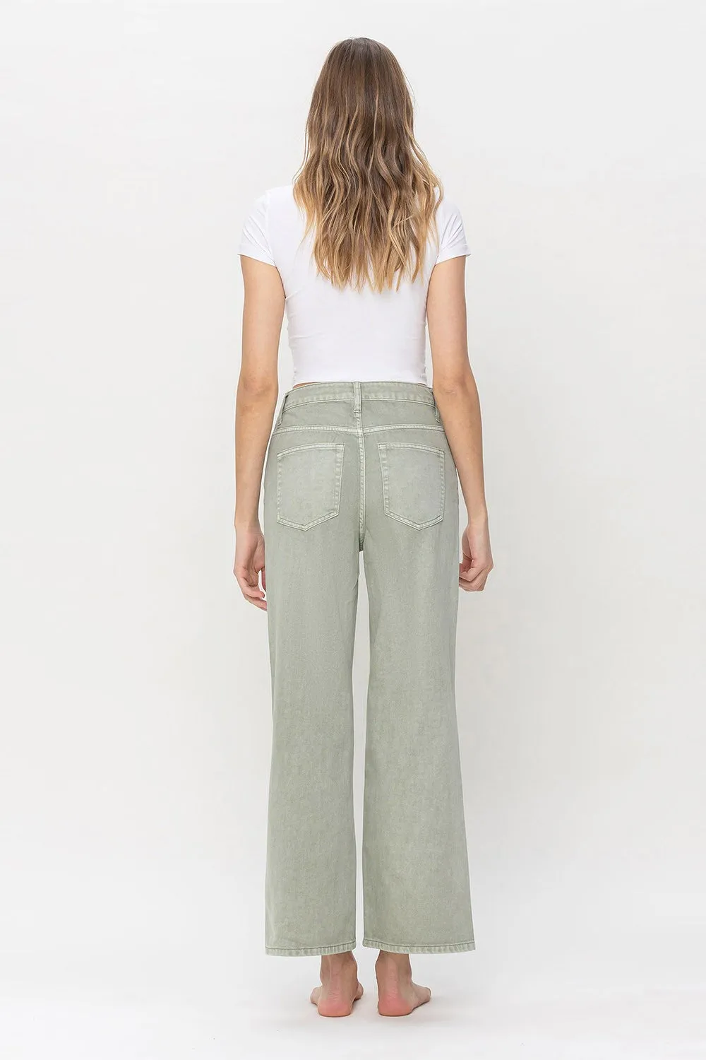 Super high ankle denim - Sage