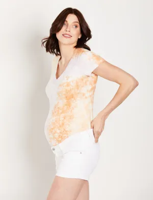 Tie Dye Maternity T Shirt in Multi Tie Dye