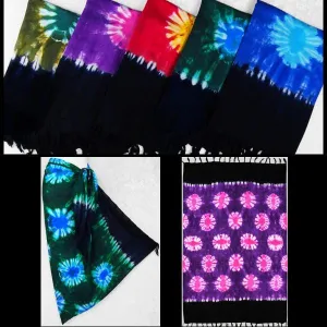 Tie-Dye Suns Sarongs