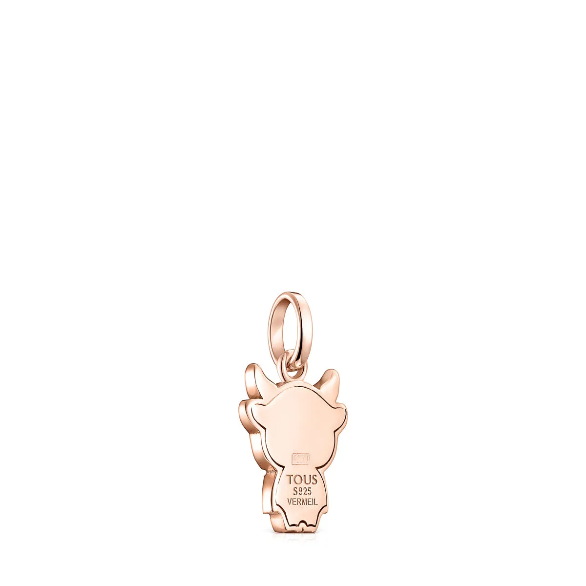 Tous Chinese Horoscope Ox Pendant in Rose Gold Vermeil with Spinel 918434510