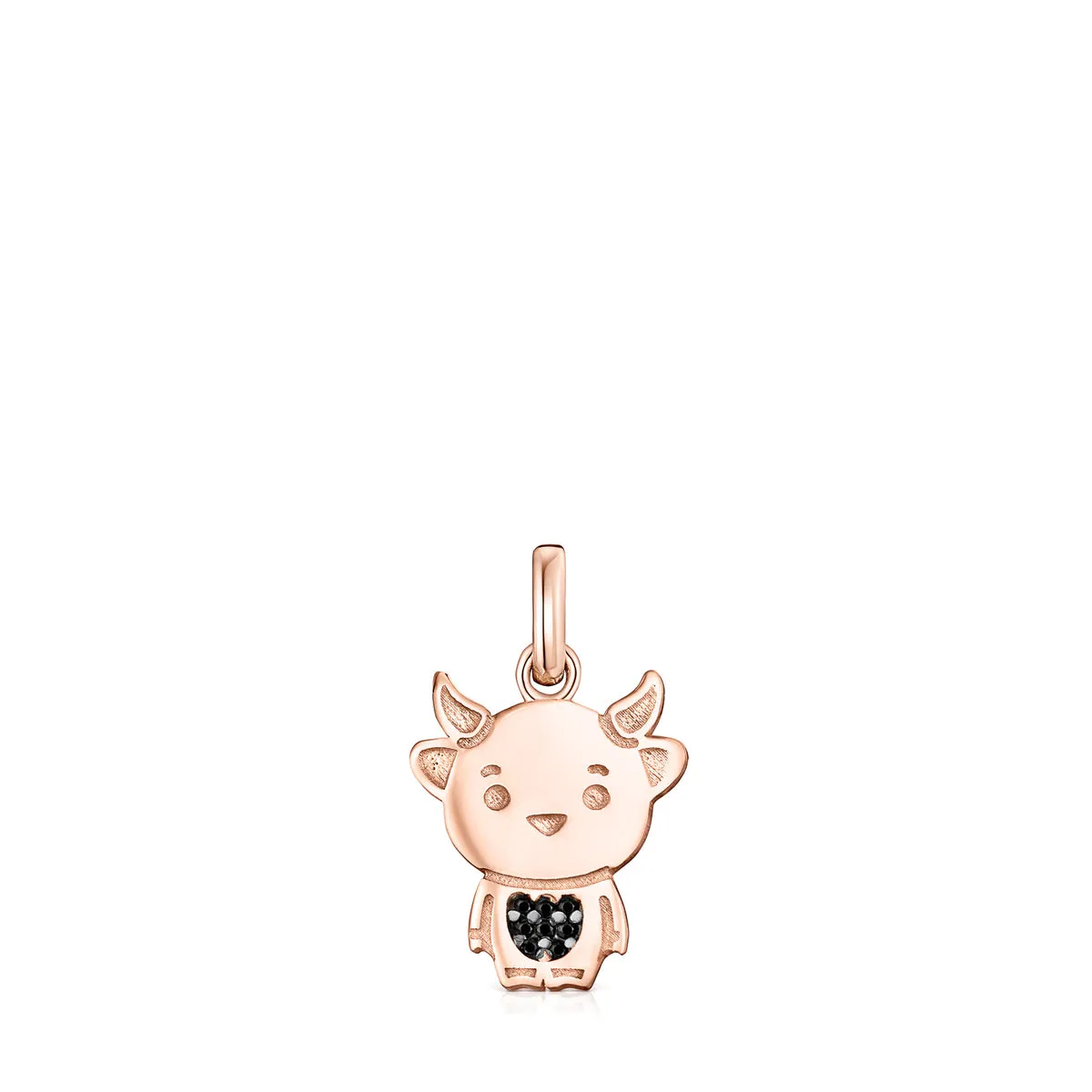 Tous Chinese Horoscope Ox Pendant in Rose Gold Vermeil with Spinel 918434510