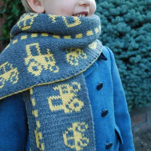 Traffic Scarf Pattern (PDF) - Knitting Pattern by Phibersmith Design