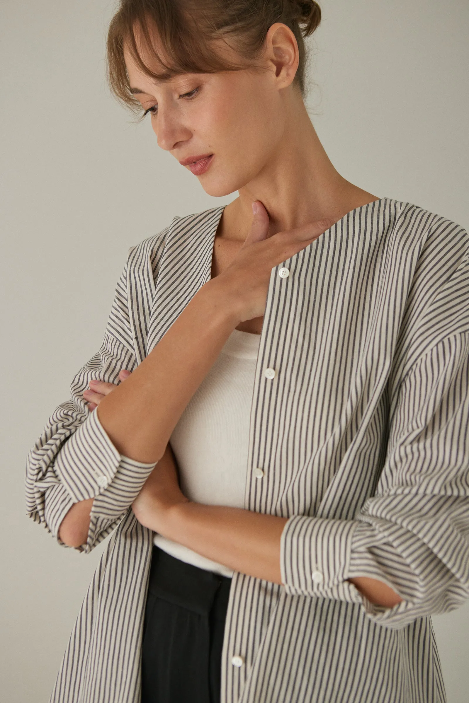 Tulip Shirt -- Cotton Linen