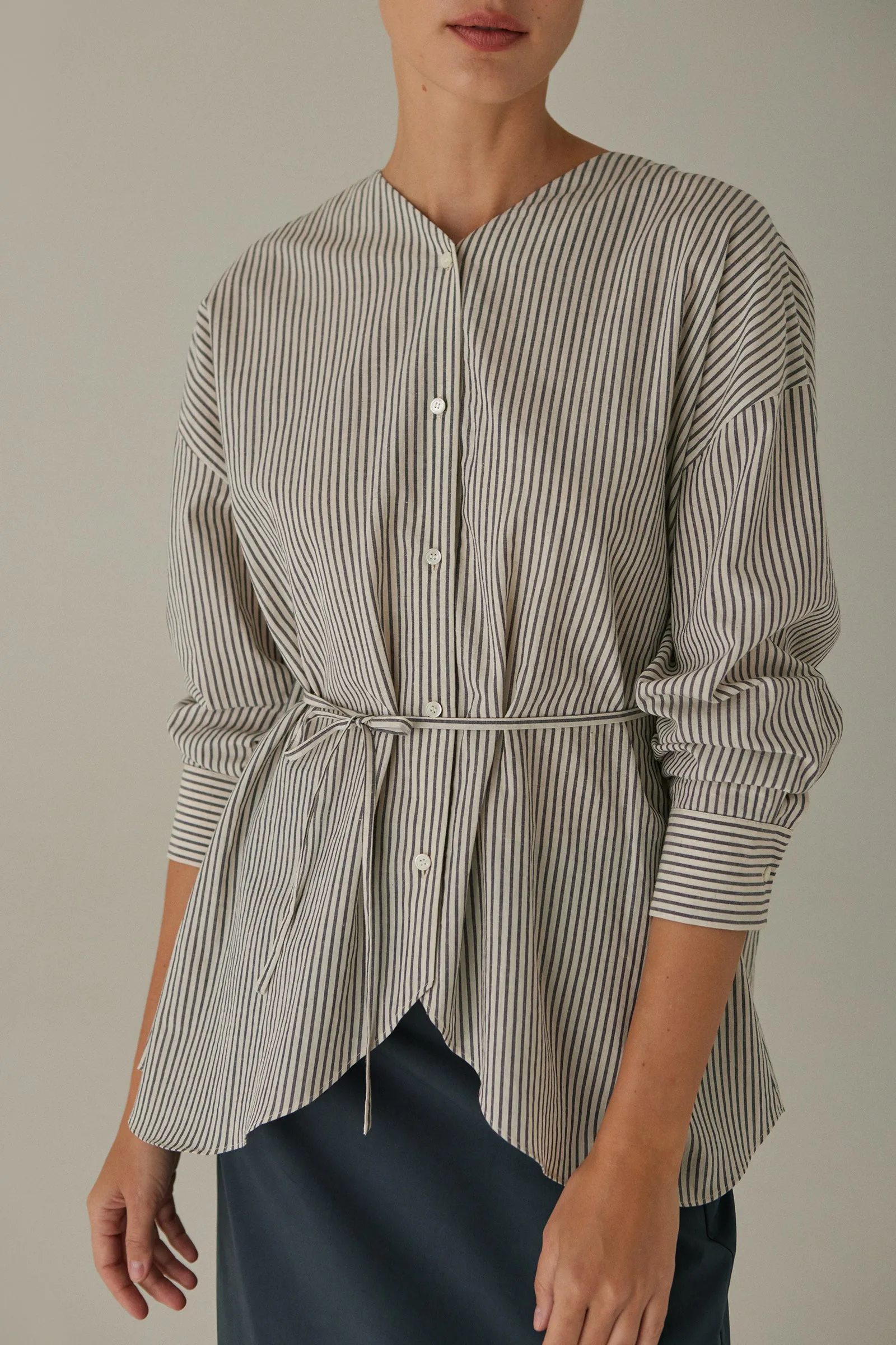 Tulip Shirt -- Cotton Linen