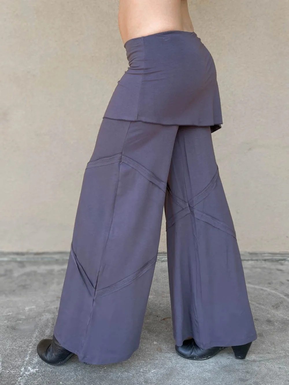 Wide Leg Panel Pant