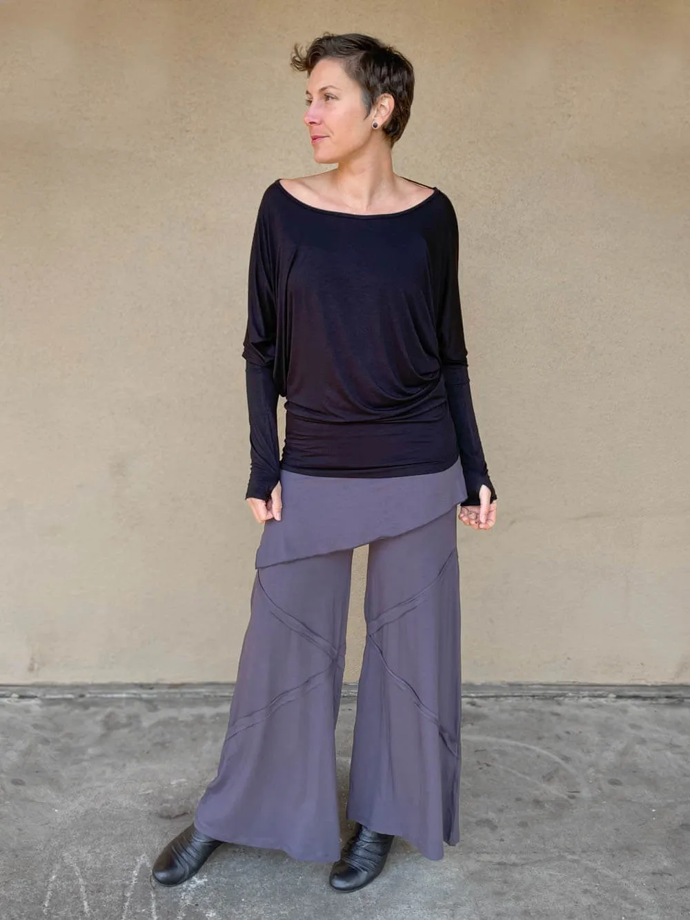 Wide Leg Panel Pant