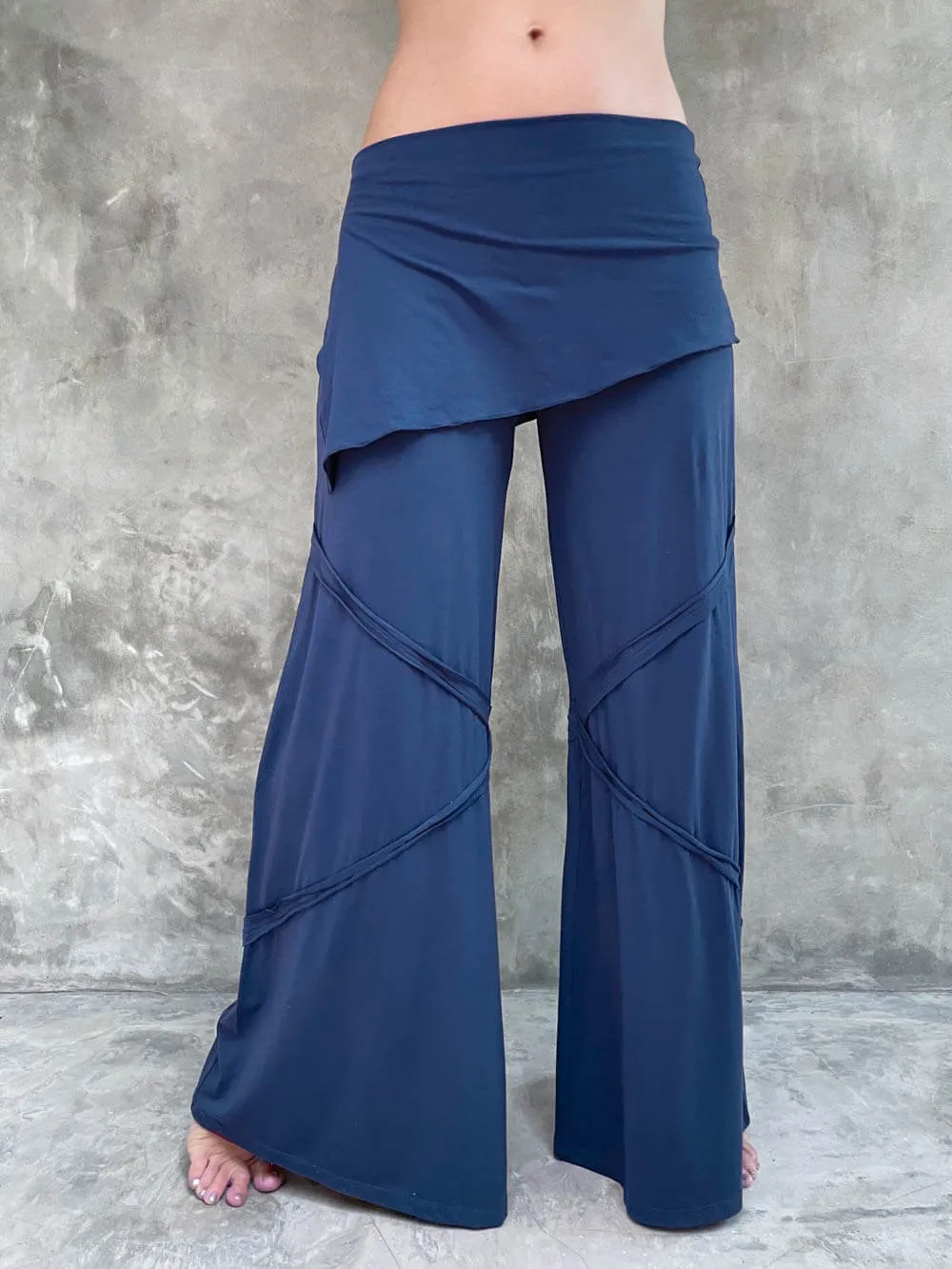 Wide Leg Panel Pant