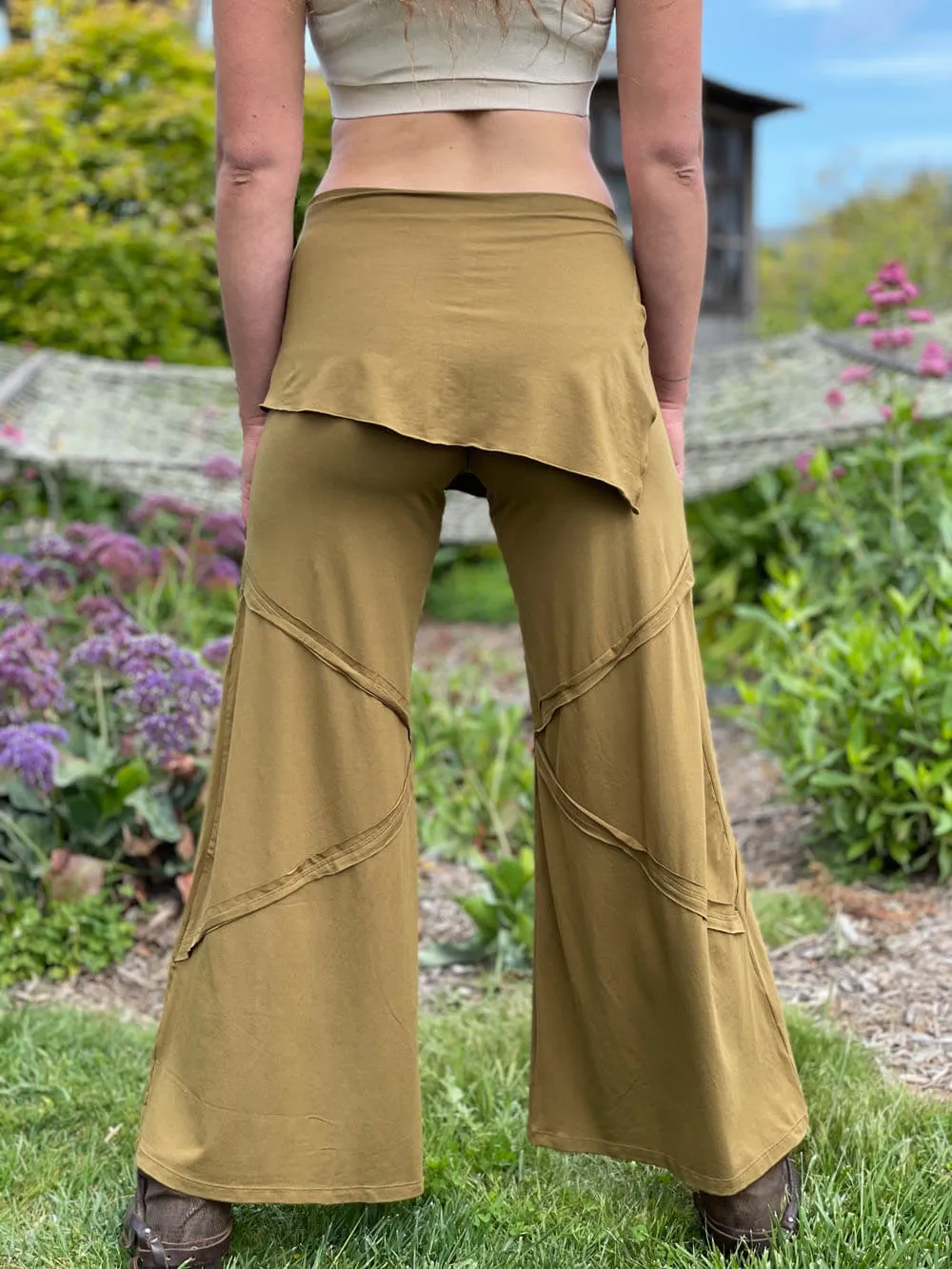 Wide Leg Panel Pant