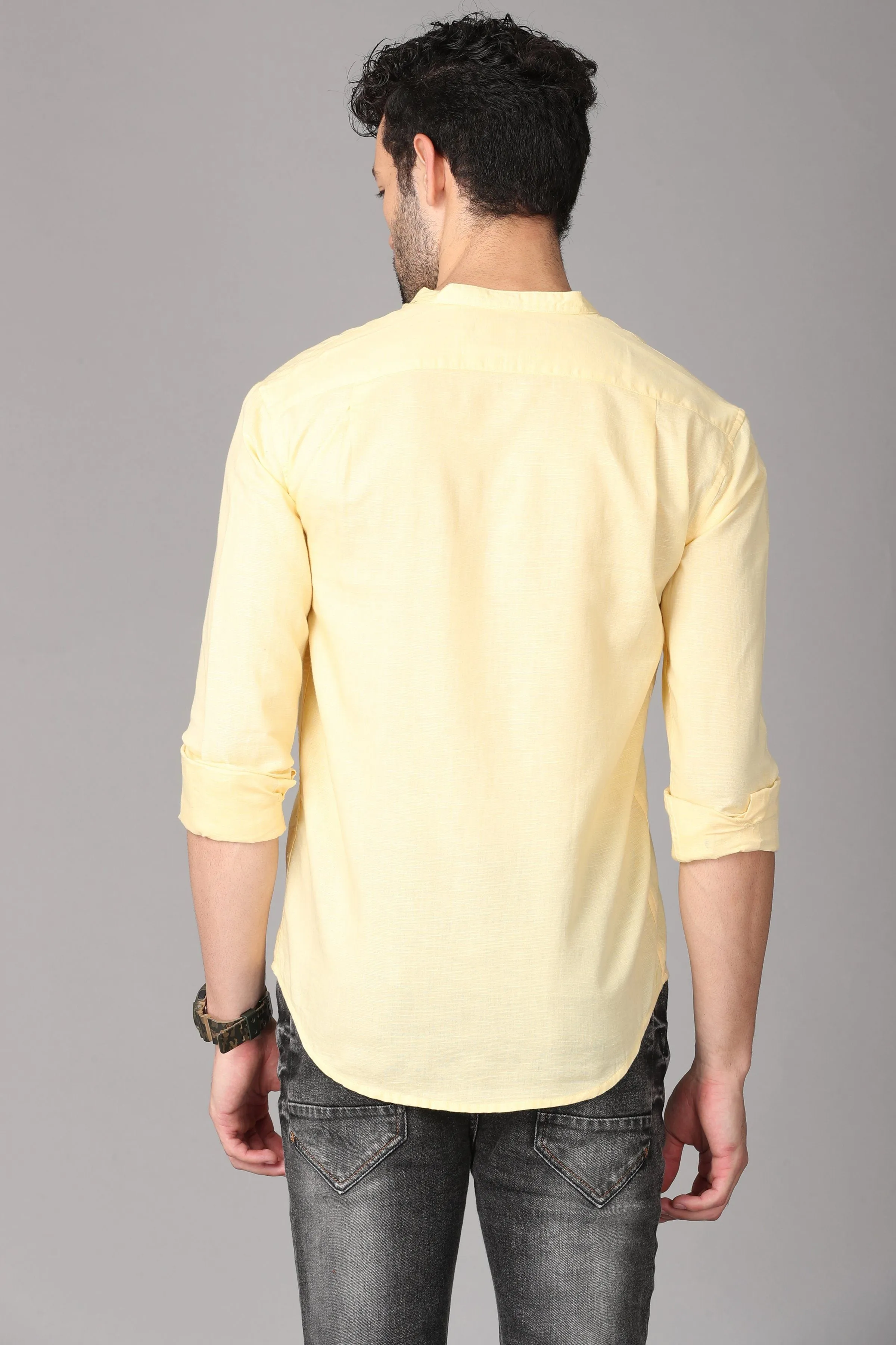 Yellow Linen Shirt