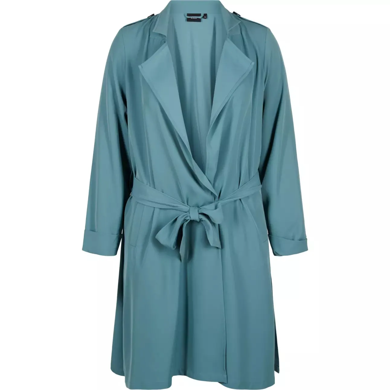 Zizzi Trench Coat in Sage Green